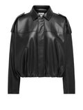 Only Giubbino di Pelle Onlmoon Stina Faux Suede Donna 15383675 Black - Nero