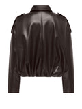 Only Giubbino di Pelle Onlmoon Stina Faux Suede Donna 15383675 Chocolate Torte - Marrone