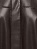 Only Giubbino di Pelle Onlmoon Stina Faux Suede Donna 15383675 Chocolate Torte - Marrone