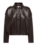 Only Giubbino di Pelle Onlmoon Stina Faux Suede Donna 15383675 Chocolate Torte - Marrone