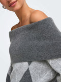 Only Pullover Onlalivia Donna 15383895 Dark Grey Melange - Grigio