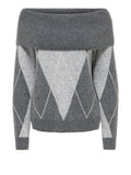 Only Pullover Onlalivia Donna 15383895 Dark Grey Melange - Grigio
