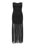 Only Vestito Longuette Donna 15383944 Black - Nero
