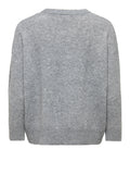 Only Pullover Onlalivia Donna 15383977 Medium Grey Melange - Grigio