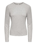 Only Maglia Donna 15384071 Light Grey Melange - Grigio