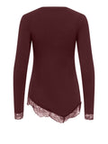 Only Maglia Onlglamour Donna 15384227 Decadent Chocolate - Bordeaux