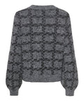 Only Pullover Donna 15384441 Dark Grey Melange - Grigio