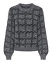 only pullover donna 15384441 dark grey melange grigio 169704461