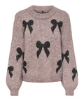 Only Pullover Donna 15384441 Walnut - Marrone