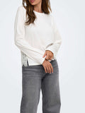 Only Maglia Onllania Donna 15384513 Cloud Dancer - Bianco