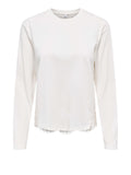 Only Maglia Onllania Donna 15384513 Cloud Dancer - Bianco
