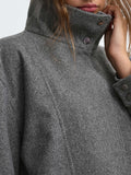 Only Giubbino Donna 15384778 Dark Grey Melange - Grigio