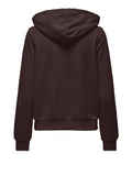 Only Felpa Zip Onlbest Donna 15384783 Chocolate Torte - Marrone