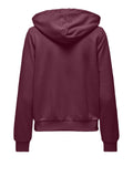 Only Felpa Zip Onlbest Donna 15384783 Fig - Multicolore
