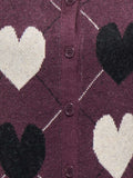 Only Cardigan Donna 15384843 - Bordeaux