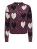only cardigan donna 15384843 bordeaux 160634635