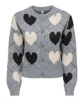 Only Cardigan Donna 15384843 Medium Grey Melange - Grigio