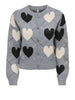 only cardigan donna 15384843 medium grey melange grigio 168857510