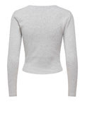 Only Maglia Donna 15386480 Light Grey Melange - Grigio