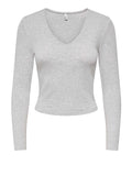 Only Maglia Donna 15386480 Light Grey Melange - Grigio