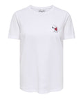 Only T-shirt Donna 15387396 Bright White - Bianco