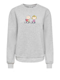 Only Felpa Donna 15387403 Light Grey Melange - Grigio