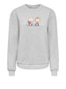 only felpa donna 15387403 light grey melange grigio 160567441