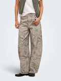 Only Jeans Baggy Donna 15388200 Oatmeal - Avorio
