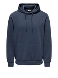 Only e Sons Felpa Cappuccio Uomo 22018685 - Blu