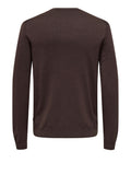 Only e Sons Pullover Onswyler Uomo 22020088 Coffee Bean - Marrone