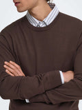 Only e Sons Pullover Onswyler Uomo 22020088 Coffee Bean - Marrone
