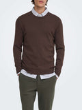 Only e Sons Pullover Onswyler Uomo 22020088 Coffee Bean - Marrone