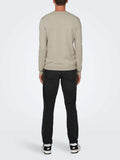 Only e Sons Pullover Onswyler Uomo 22020088 Silver Lining - Avorio