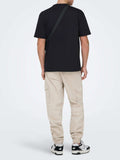 Only e Sons T-shirt Onsfred Life Uomo 22022532 Black - Nero