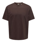 Only e Sons T-shirt Onsfred Life Uomo 22022532 Coffee Bean - Marrone
