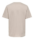 Only e Sons T-shirt Onsfred Life Uomo 22022532 Silver Lining - Avorio