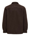 Only e Sons Camicia Casual Onsash Ovr Woolen Look Uomo 22023564 Demitasse - Marrone