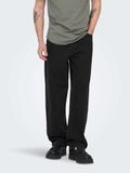Only e Sons Jeans Straight Onsfade Loose Uomo 22026778 Washed Black - Nero