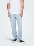 Only e Sons Jeans Straight Onsedge Straight Uomo 22026986 - Denim