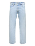 Only e Sons Jeans Straight Onsedge Straight Uomo 22026986 - Denim