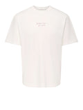 Only e Sons T-shirt Onsaaron Life Uomo 22030568 Cloud Dancer - Bianco