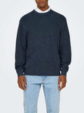 Only e Sons Pullover Onsrosu Uomo 22031545 Navy Blazer - Blu