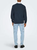 Only e Sons Pullover Onsrosu Uomo 22031545 Navy Blazer - Blu