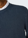 Only e Sons Pullover Onsrosu Uomo 22031545 Navy Blazer - Blu