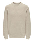 Only e Sons Pullover Onsrosu Uomo 22031545 Silver Lining - Avorio