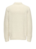 Only e Sons Pullover Uomo 22033324 Gardenia - Bianco