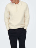Only e Sons Pullover Uomo 22033324 Gardenia - Bianco