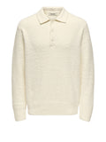 Only e Sons Pullover Uomo 22033324 Gardenia - Bianco