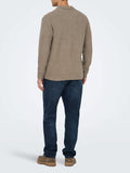 Only e Sons Pullover Uomo 22033324 Walnut - Marrone