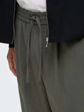 Only e Sons Pantalone Straight Onswill Uomo 22033466 Beluga - Verde